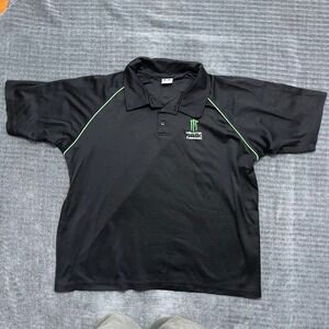 Kawasaki Monster Energy Polo Shirt Men's XL Embroidered Logo Motocross